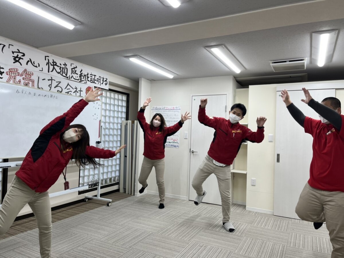 1年前の朝礼風景⭐︎